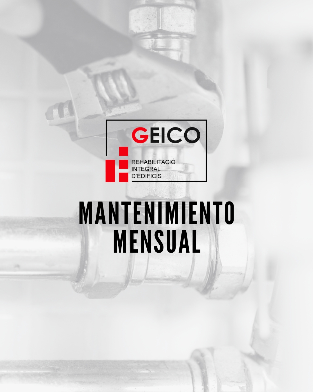 Mantenimiento mensual para comunidades y edificios